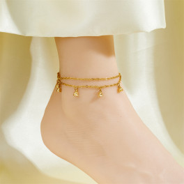 Double Chain Bell Anklet